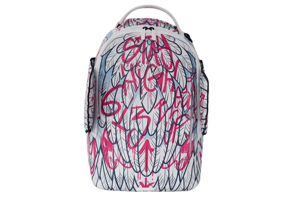 Balo SPRAYGROUND Artificial Leather 'White & Red' SD-B6216