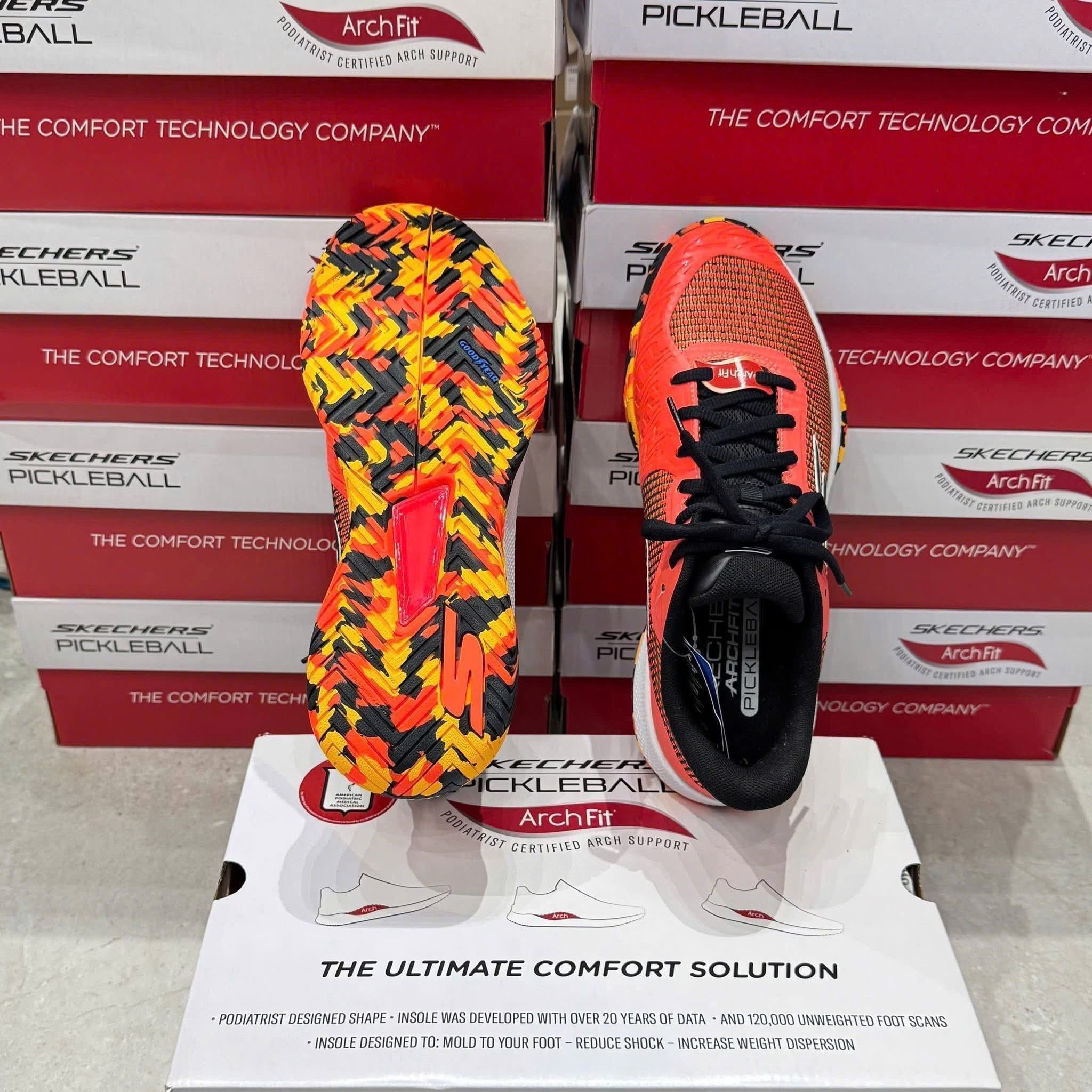 Giày Skechers Viper Court Pro 2.0 ‘Orange’ 246109-ORG - Ảnh 8