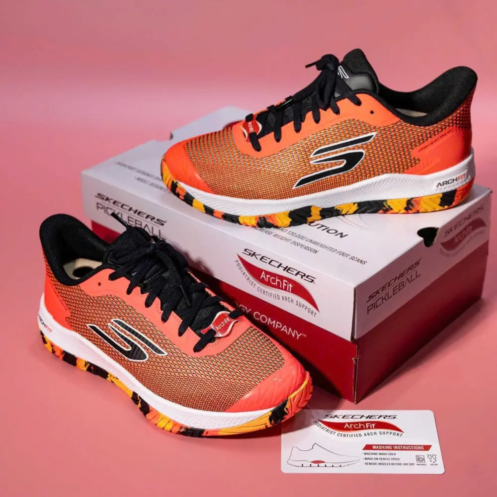 Giày Skechers Viper Court Pro 2.0 ‘Orange’ 246109-ORG - Ảnh 9