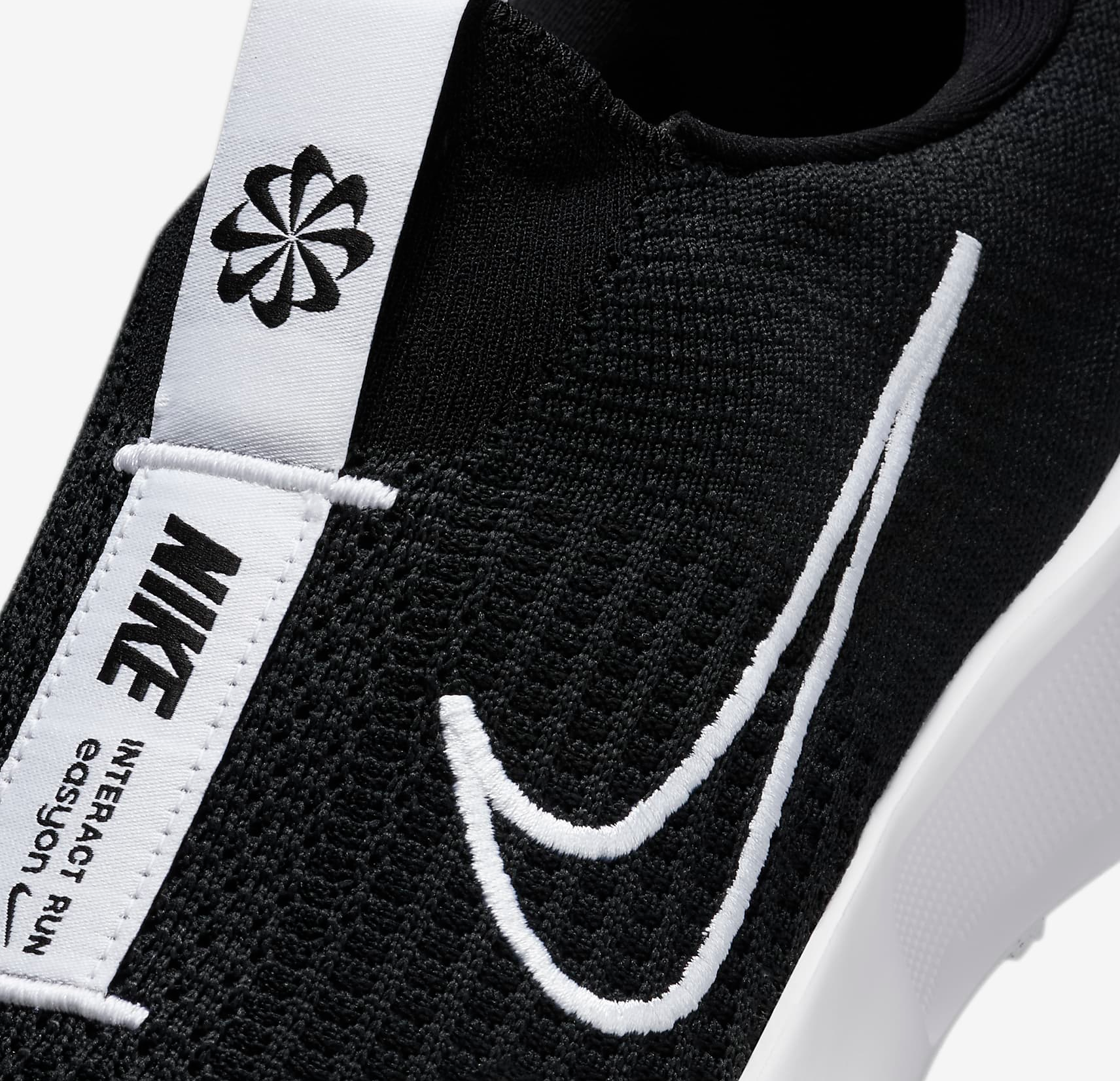 Giày Nike Interact Run EasyOn ‘Black White’ FV5590-001 - Ảnh 6