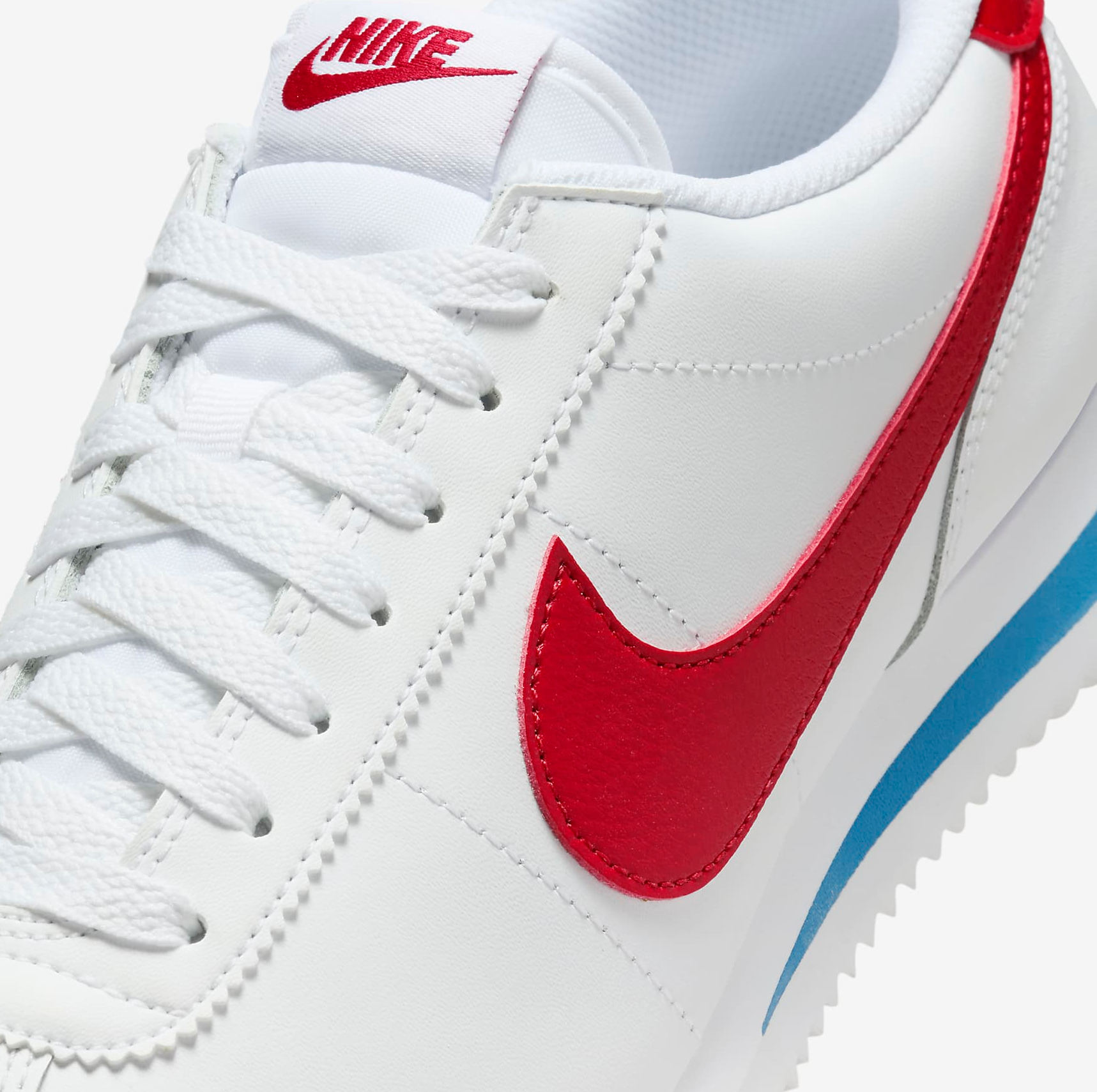 Giày Nike Cortez Leather ‘White Red Blue’ DN1791-108 - Ảnh 6
