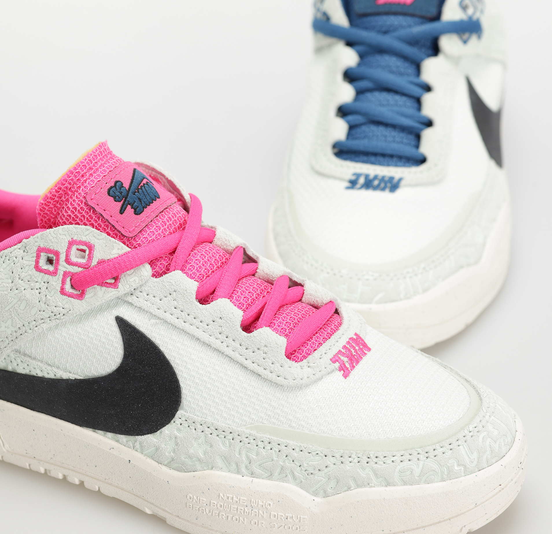 Giày Nike SB Day One SE ‘White Blue/Pink’ FN4211-100 - Ảnh 5