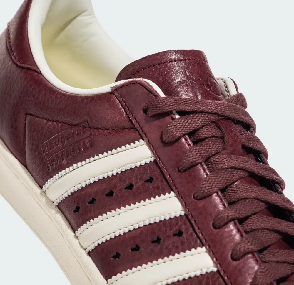 Giày Adidas Superstar x Thug Club Vintage ‘Red Cream’ JS1908 - Ảnh 6