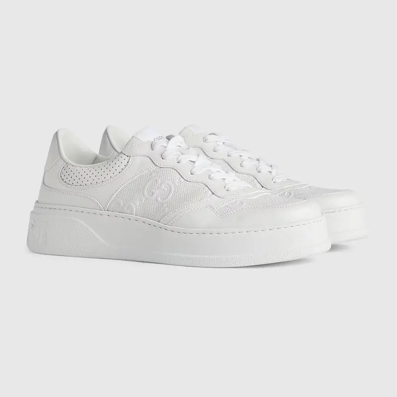 Giày Gucci GG Embossed Sneaker ‘White’ 669582-1XL10-9014 - Ảnh 5