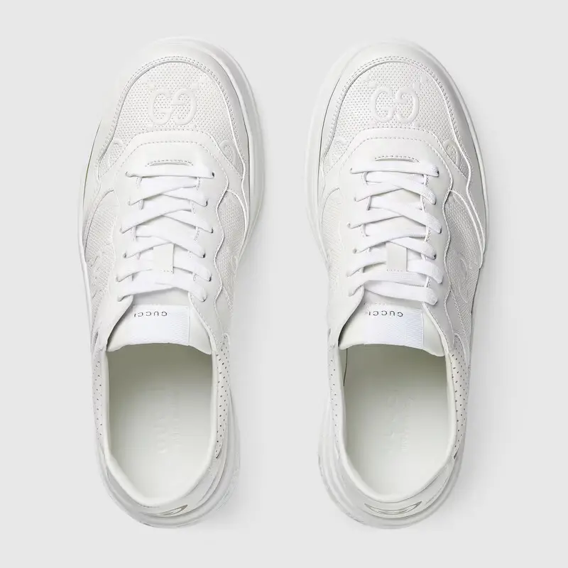 Giày Gucci GG Embossed Sneaker ‘White’ 669582-1XL10-9014 - Ảnh 4