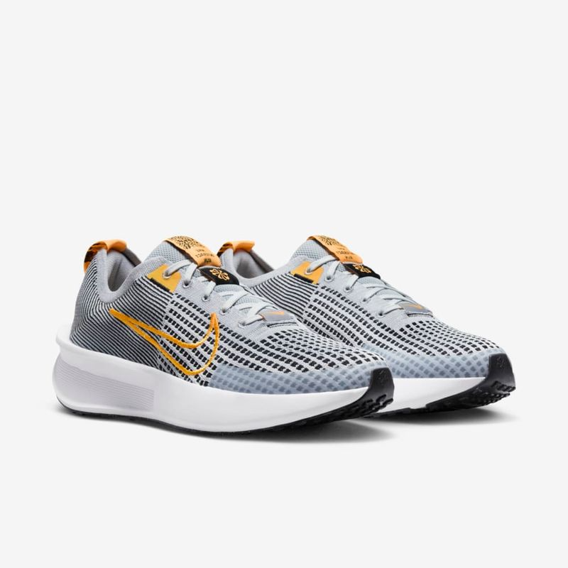 Giày Nike Interact Run ‘Wolf Grey Laser Orange’ FD2291-004 - Ảnh 4