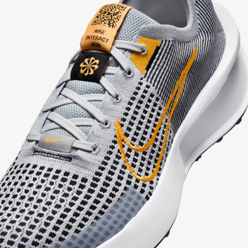 Alternative view of Giày Nike Interact Run ‘Wolf Grey Laser Orange’ FD2291-004