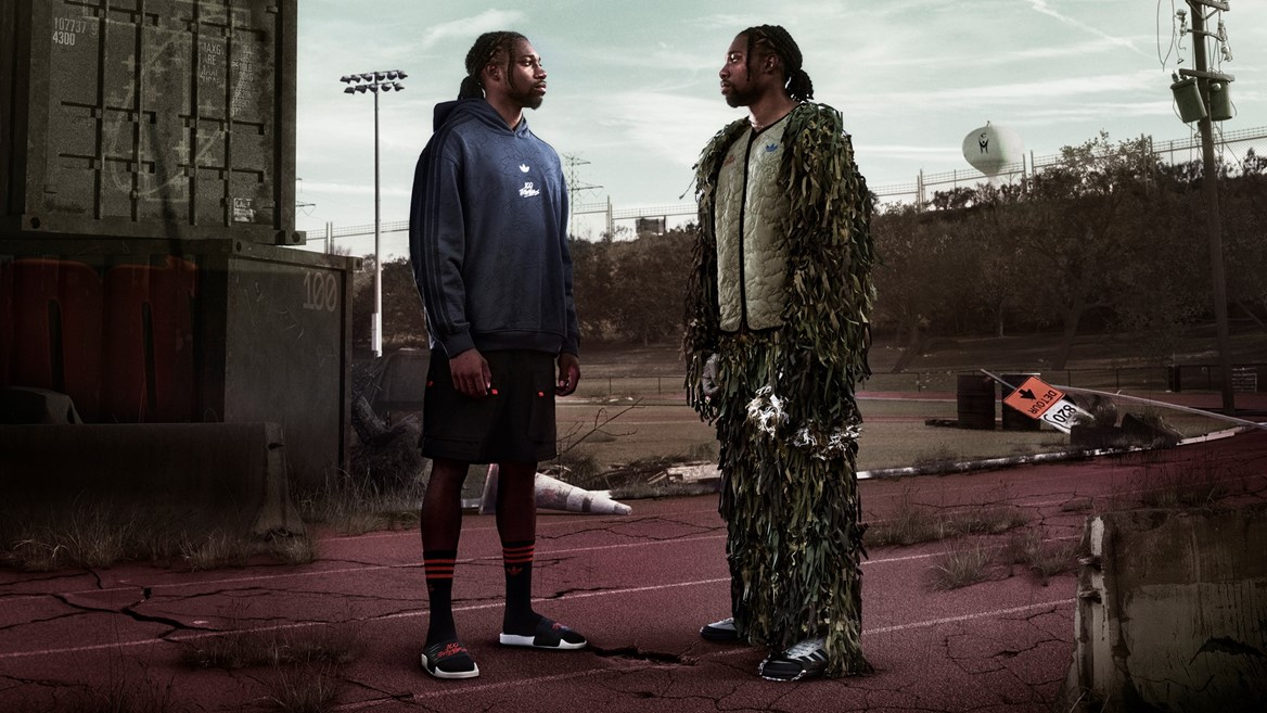 Giày Adidas 100 Thieves Palos Hills ‘Silver Pebble’ JR5536 - Ảnh 4