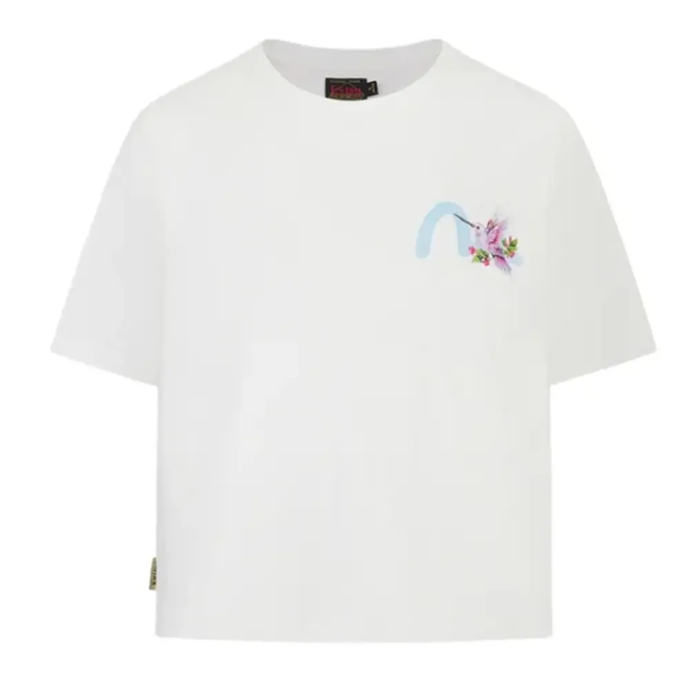 Áo EVISU SS25 'White' 2ESHTW5TS4028DPCT