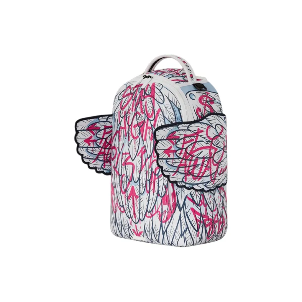 Balo SPRAYGROUND Artificial Leather 'White & Red' SD-B6216 - Ảnh 4