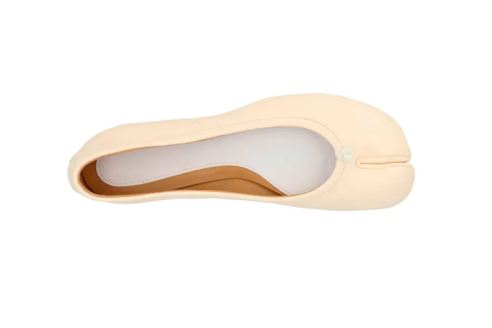 Giày Maison Margiela Tabi Ballet Flat Shoes ‘Ivory’ S58WZ0042P3753T1003 - Ảnh 4