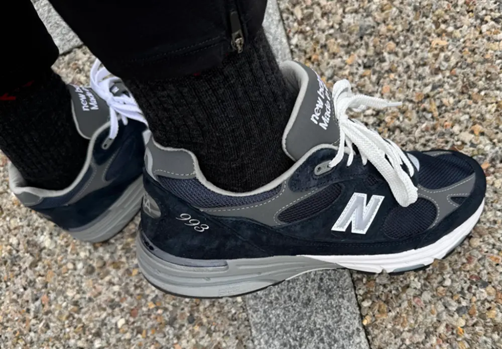Giày New Balance 993 ‘Navy White’ MR993NV - Ảnh 3