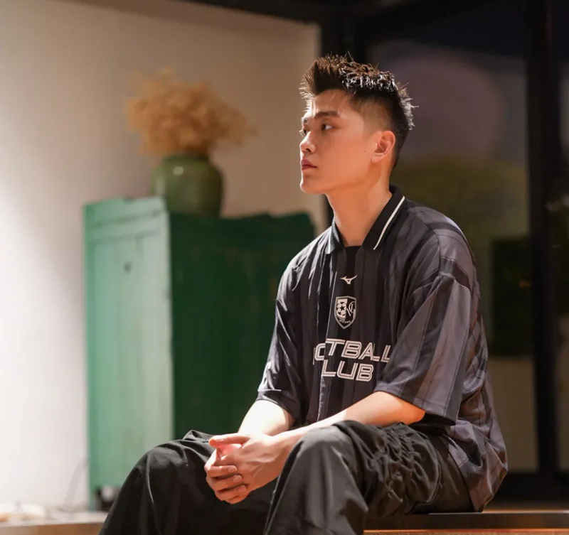 Áo Mizuno Essential Striped Short Sleeved ‘Black’ K2CA46Y1 - Ảnh 3