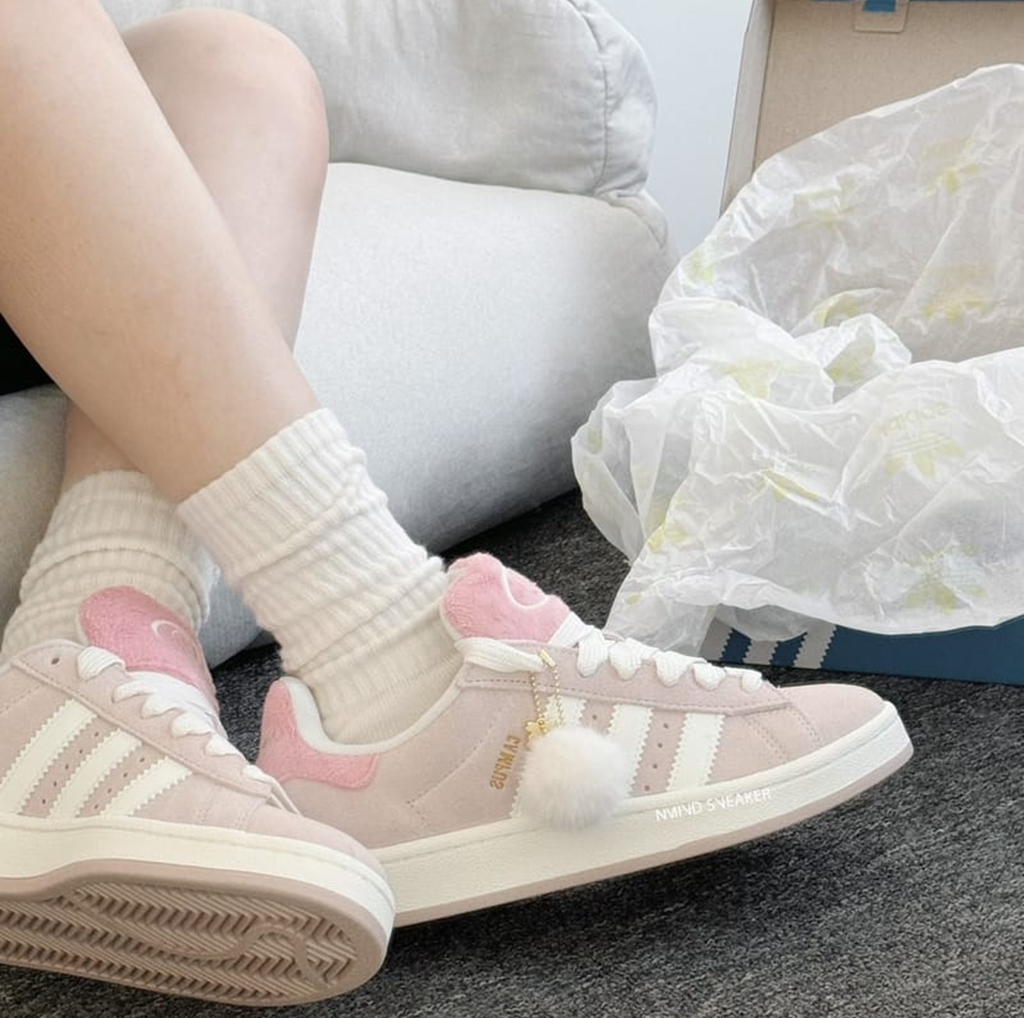 Giày Adidas Campus 00S ‘Pink’ JR8042 - Ảnh 4