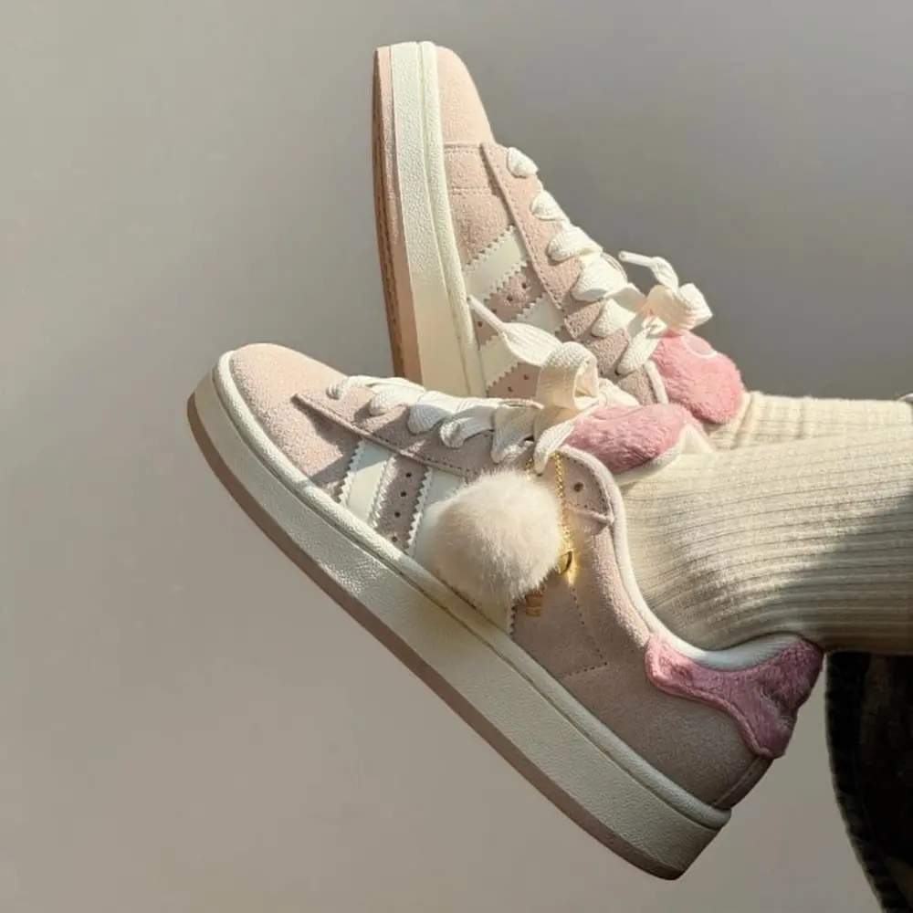 Alternative view of Giày Adidas Campus 00S ‘Pink’ JR8042