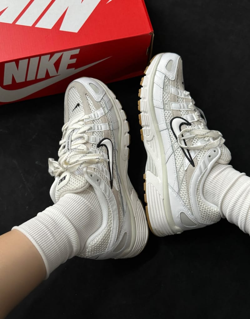 Giày Nike P-6000 Premium ‘Summit White Light Bone’ HF4898-121 - Ảnh 3
