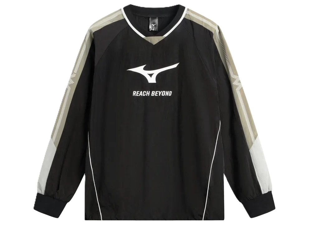 Áo Mizuno Football Jersey Long Sleeve ‘Black’ K2CE53Y309