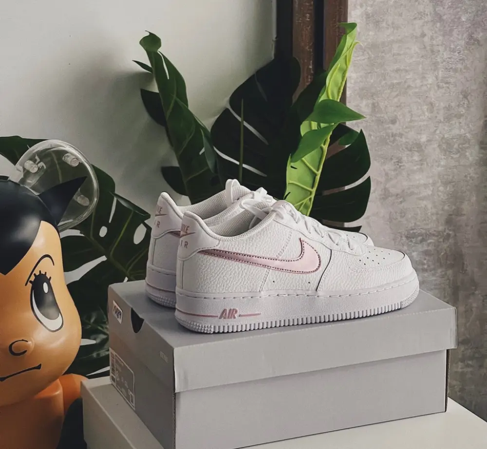 Giày Nike Air Force 1 GS ‘White Pink Glaze’ CT3839-104 - Ảnh 6