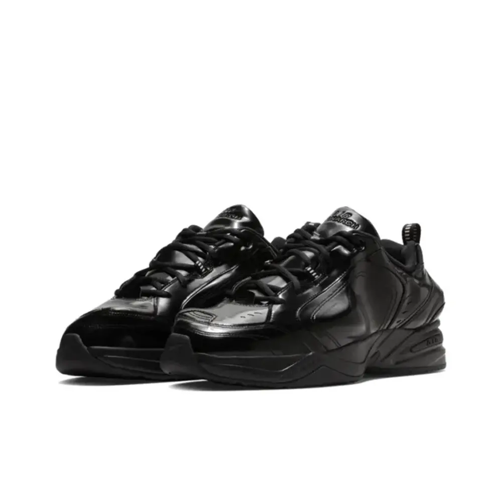 Giày Nike Martine Rose x Air Monarch IV ‘Triple Black’ AT3147-001 - Ảnh 4