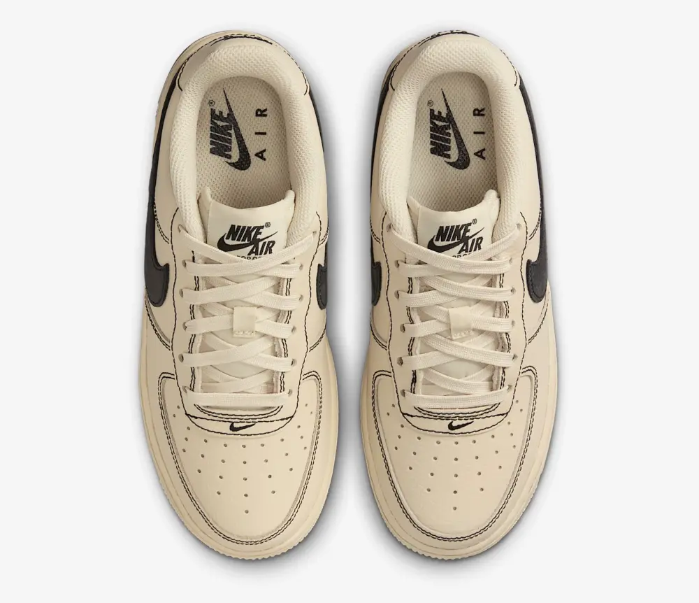 Giày Nike Air Force 1 LV8 GS ‘Light Khaki’ HJ4563-200 - Ảnh 4