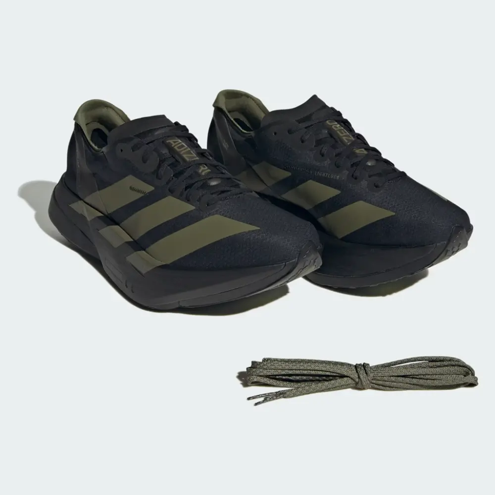 Giày Adidas Adizero Adios Pro 4 'Black Focus Olive' JP6314 - Ảnh 3
