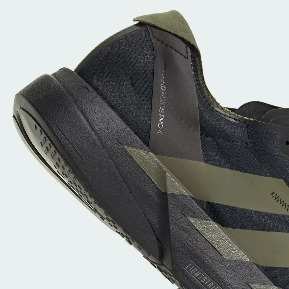 Giày Adidas Adizero Adios Pro 4 'Black Focus Olive' JP6314 - Ảnh 4