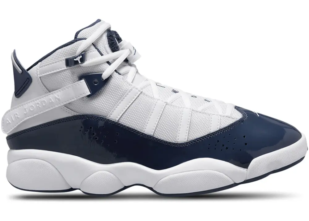 Giày Jordan 6 Rings ‘White Midnight Navy’ 322992-124