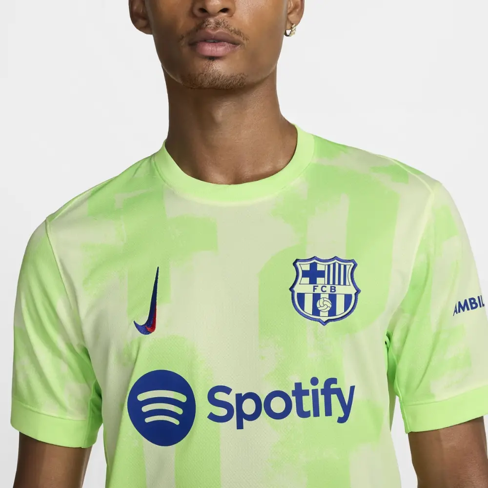 Áo Nike FC Barcelona 202425 Stadium Third Jersey 'Green' FQ2022-702 - Ảnh 4