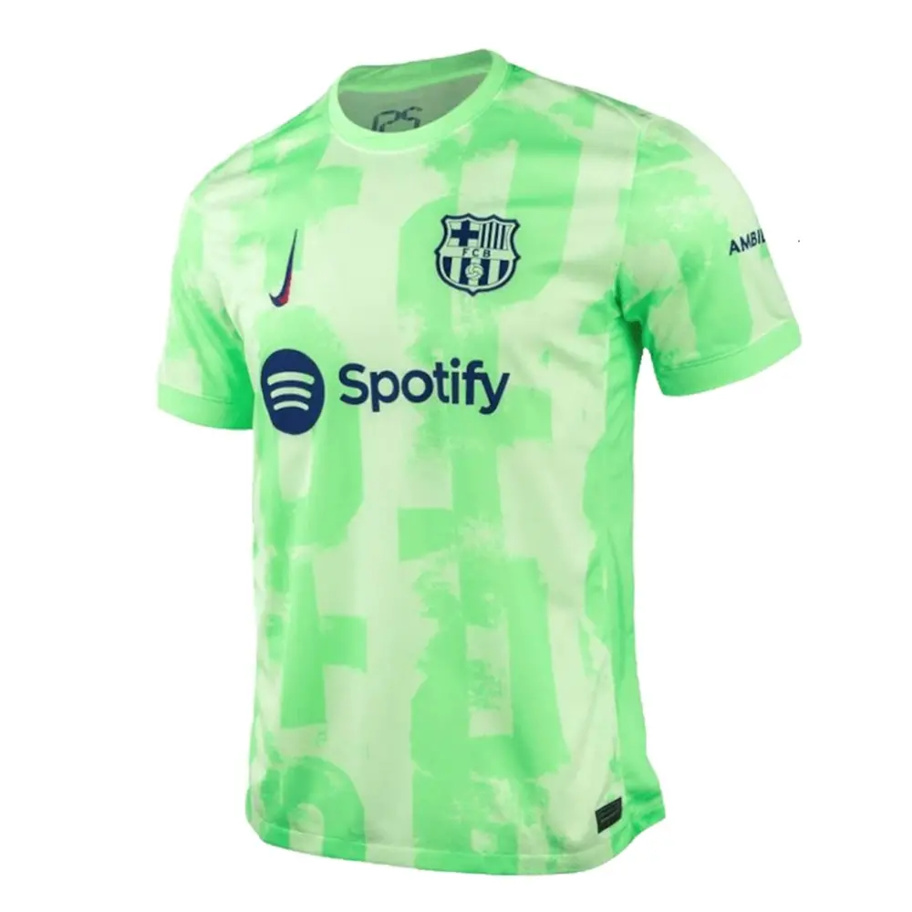 Áo Nike FC Barcelona 202425 Stadium Third Jersey 'Green' FQ2022-702