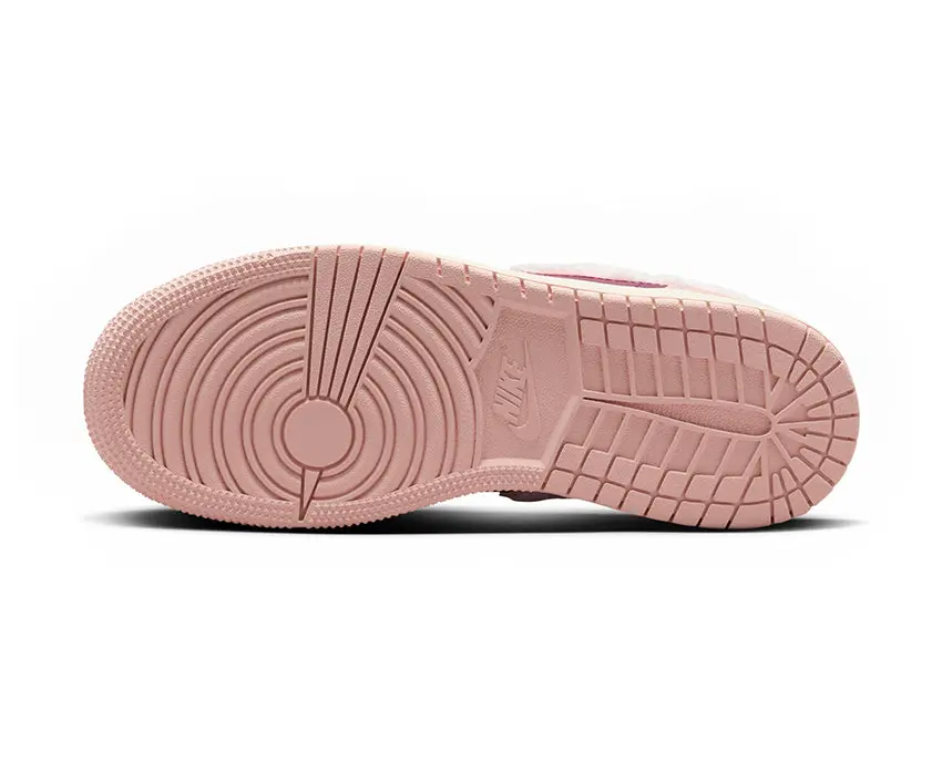 Giày Nike Air Jordan 1 Low SE GS ‘Fur Swoosh’ FZ3928-200 - Ảnh 7