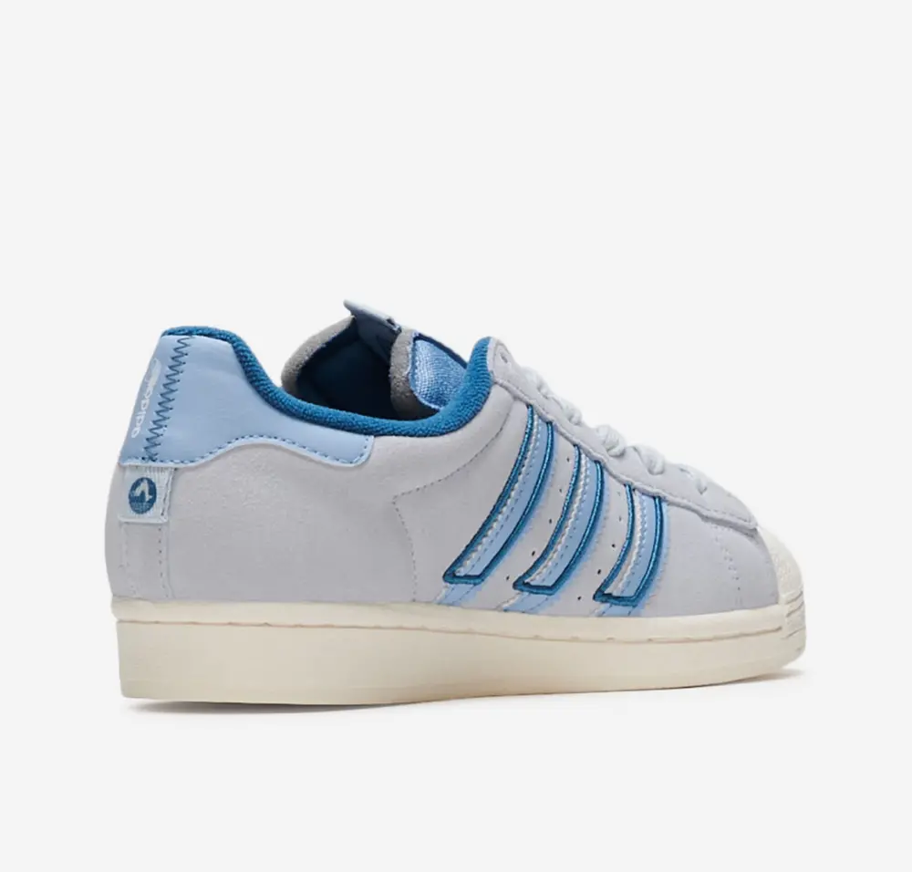 Giày Adidas Superstar J GS ‘Altered Blue White’ GV7949 - Ảnh 4