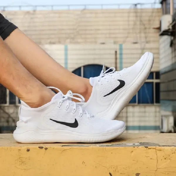 Alternative view of Giày Nike Free RN 2018 ‘White Black’ 942836-100