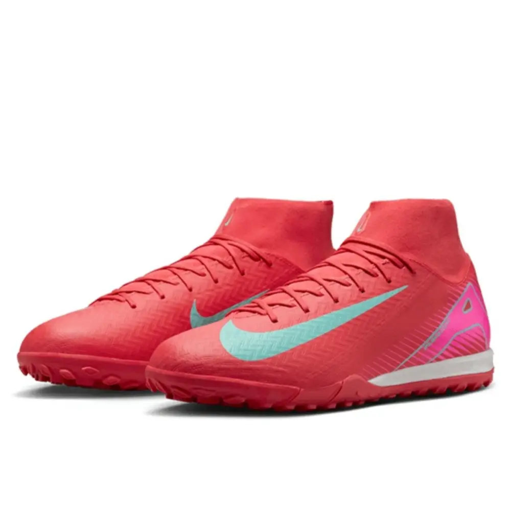 Alternative view of Giày Nike Mercurial Superfly 10 Academy TF High-Top 'Ember Glow' FQ8331-800
