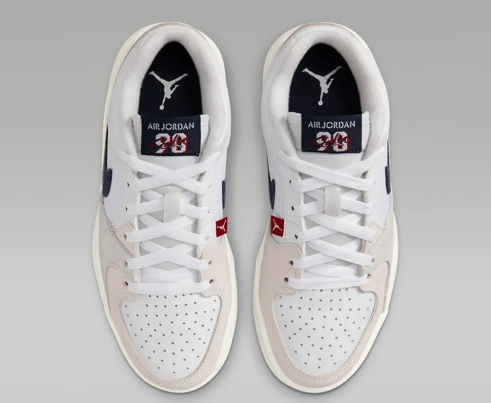 Giày Nike Air Jordan Stadium 90 GS ‘White Midnight Navy’ DX4399-146 - Ảnh 3