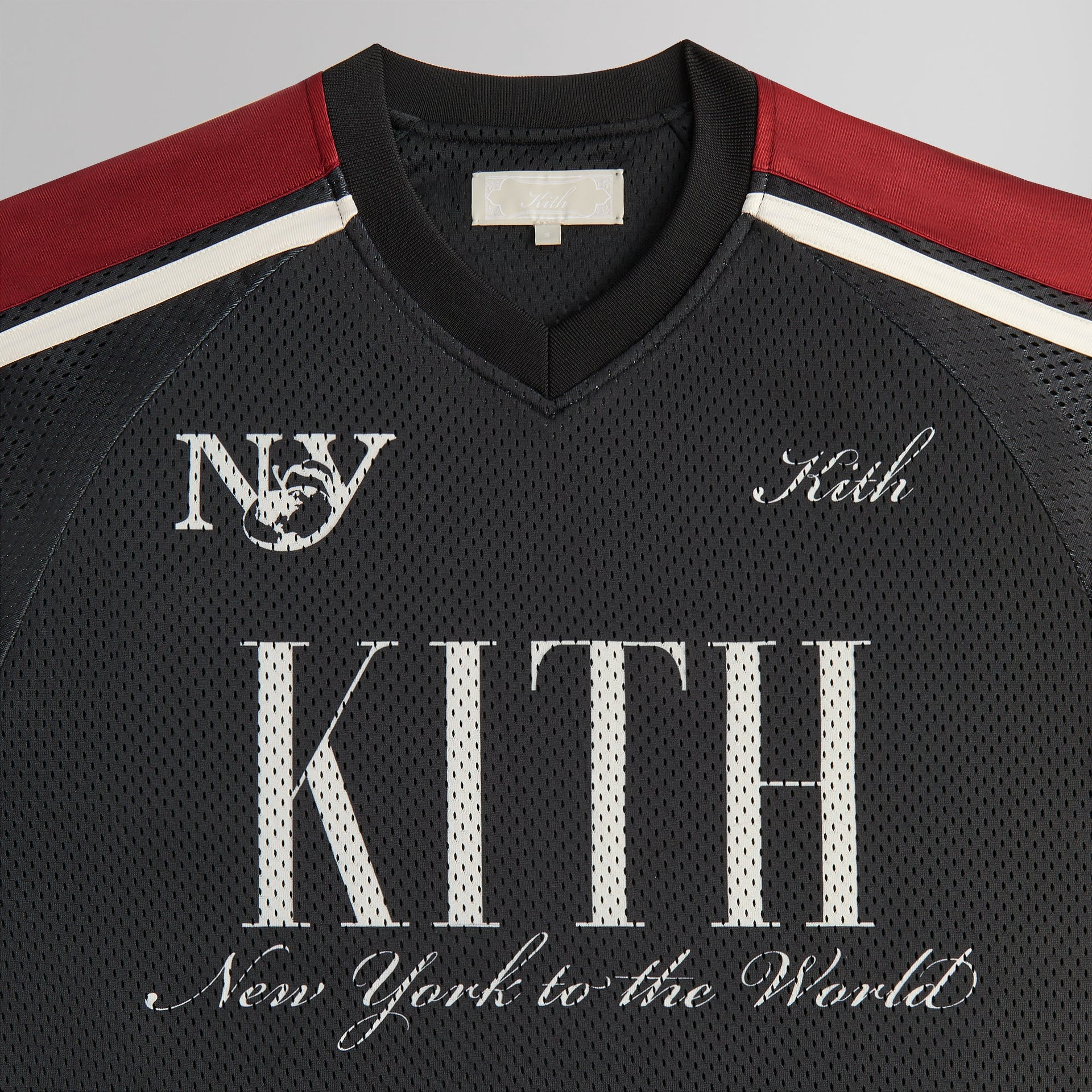 Áo Kith Mesh Leon Jersey ‘Black’ KHM032703-001 - Ảnh 3