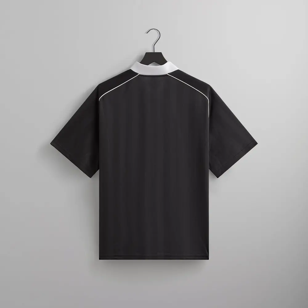 Áo Kith Shadow Stripe Marcel Soccer Top ‘Black’ KHM033427-001 - Ảnh 4