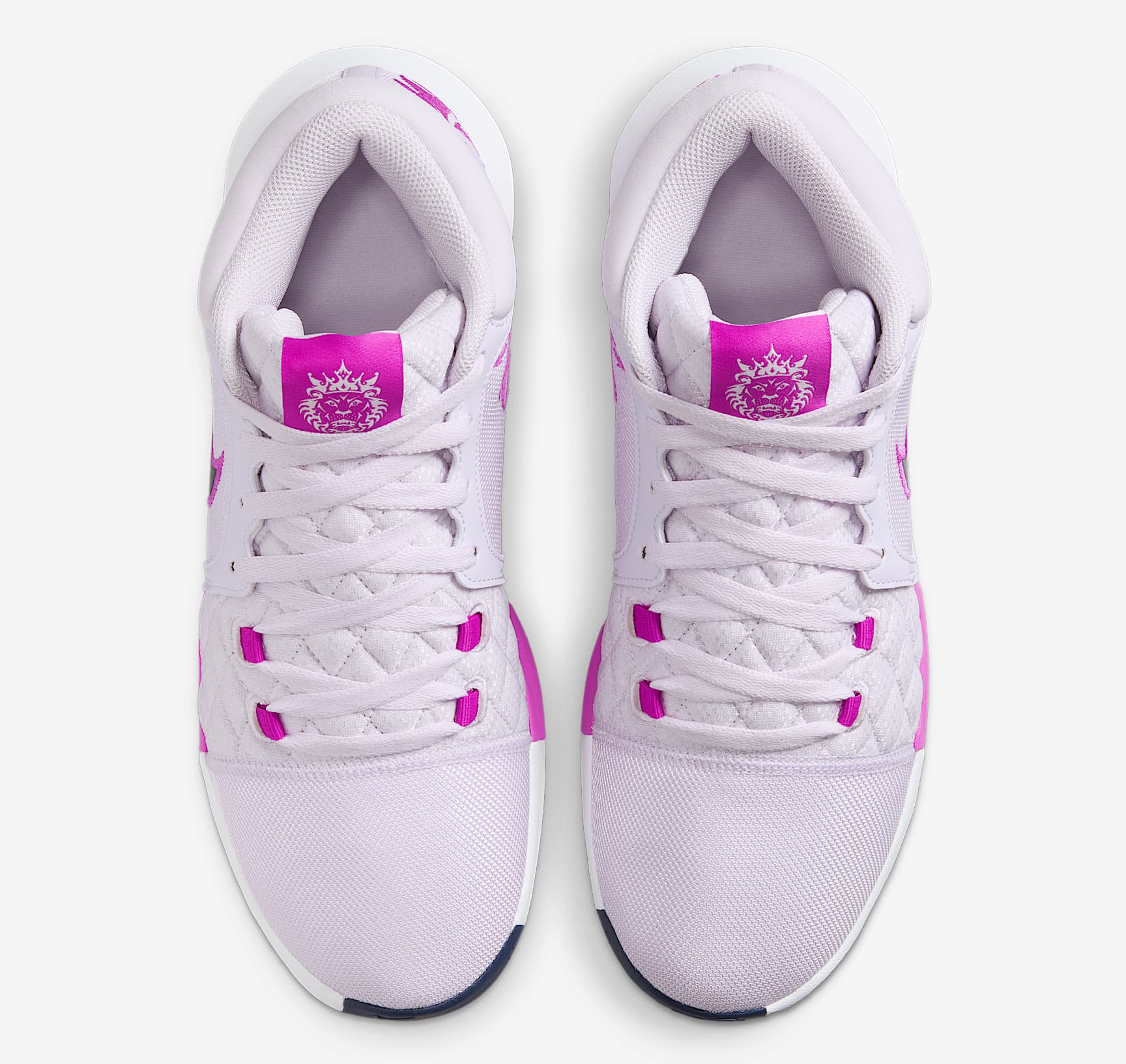Giày Nike LeBron Witness 8 ‘Grape Hyper Violet Light’ HQ2139-500 - Ảnh 5