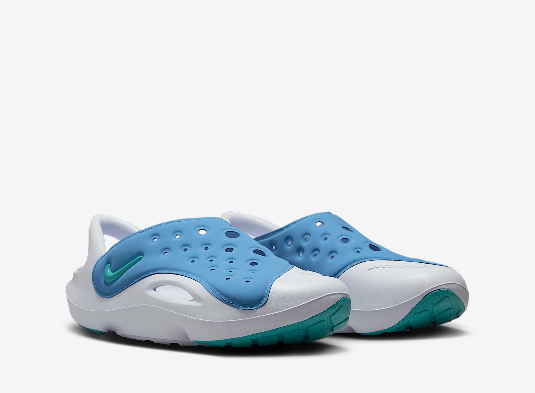 Dép Nike Aqua Swoosh Sandal GS ‘Blue Beyond’ FV6363-400 - Ảnh 4