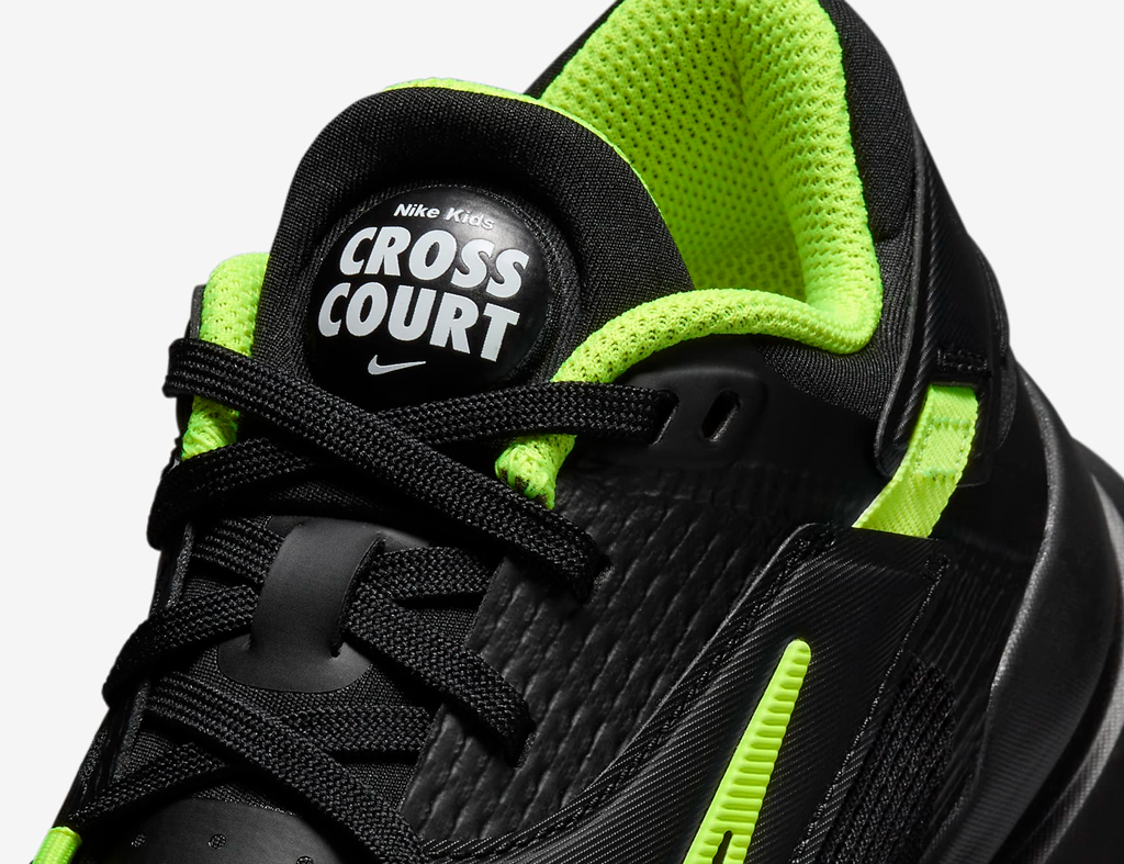 Giày Nike Crosscourt GS ‘Black White Volt’ FN2231-001 - Ảnh 5