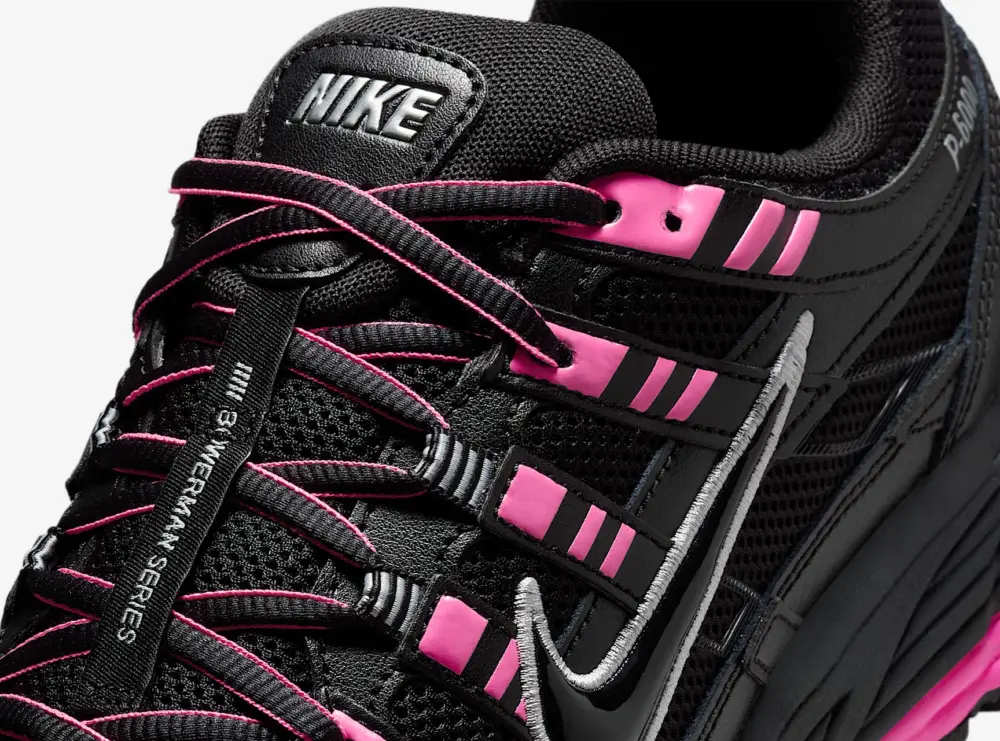 Alternative view of Giày Nike P-6000 ‘Pink Blast Metallic Silver Black’ CD6404-600