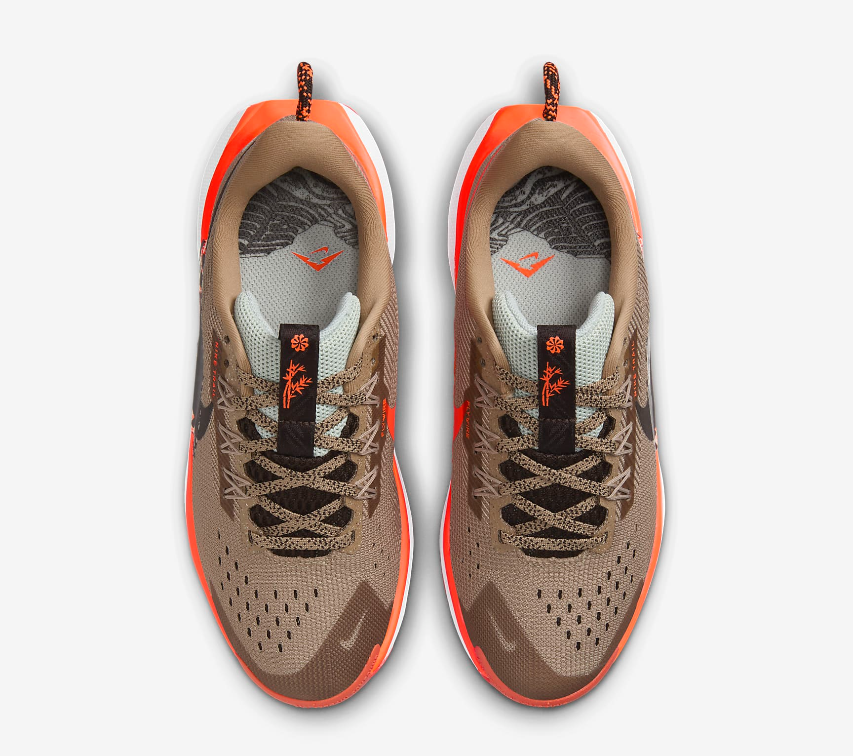 Giày Nike Pegasus Trail 5 GS ‘Khaki Hyper Crimson’ FV5638-200 - Ảnh 5