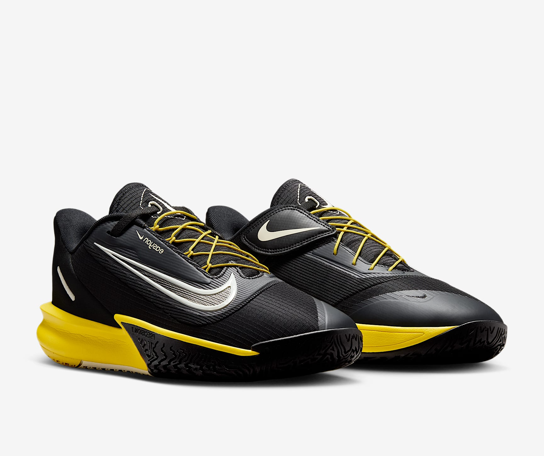 Giày Nike Precision 7 EasyOn ‘Black Lightning Coconut Milk’ HJ9154-001 - Ảnh 4