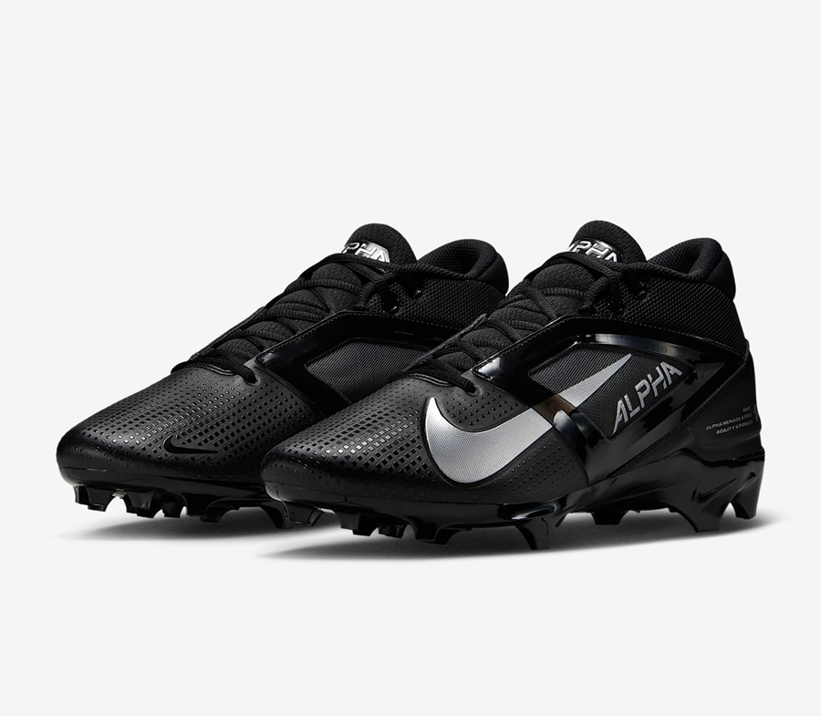 Giày Nike Alpha Menace 4 Pro 'Black Metallic Silver' FD7037 002 - Ảnh 3