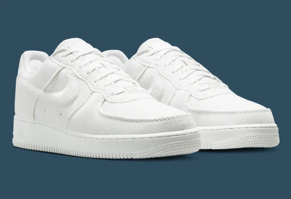 Alternative view of Giày Nike Air Force 1 Low Canvas ‘Triple White’ HV1204-100