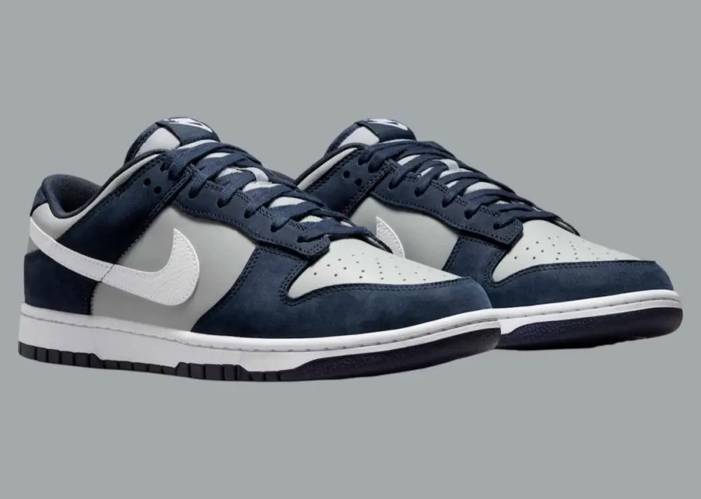 Giày Nike Dunk Low ‘Georgetown Suede’ IB3079-400 - Ảnh 5