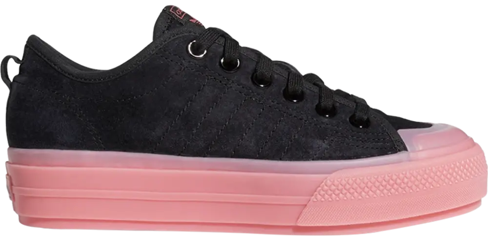Giày Adidas Wmns Nizza Platform Low ‘Pink Black’ FX9188