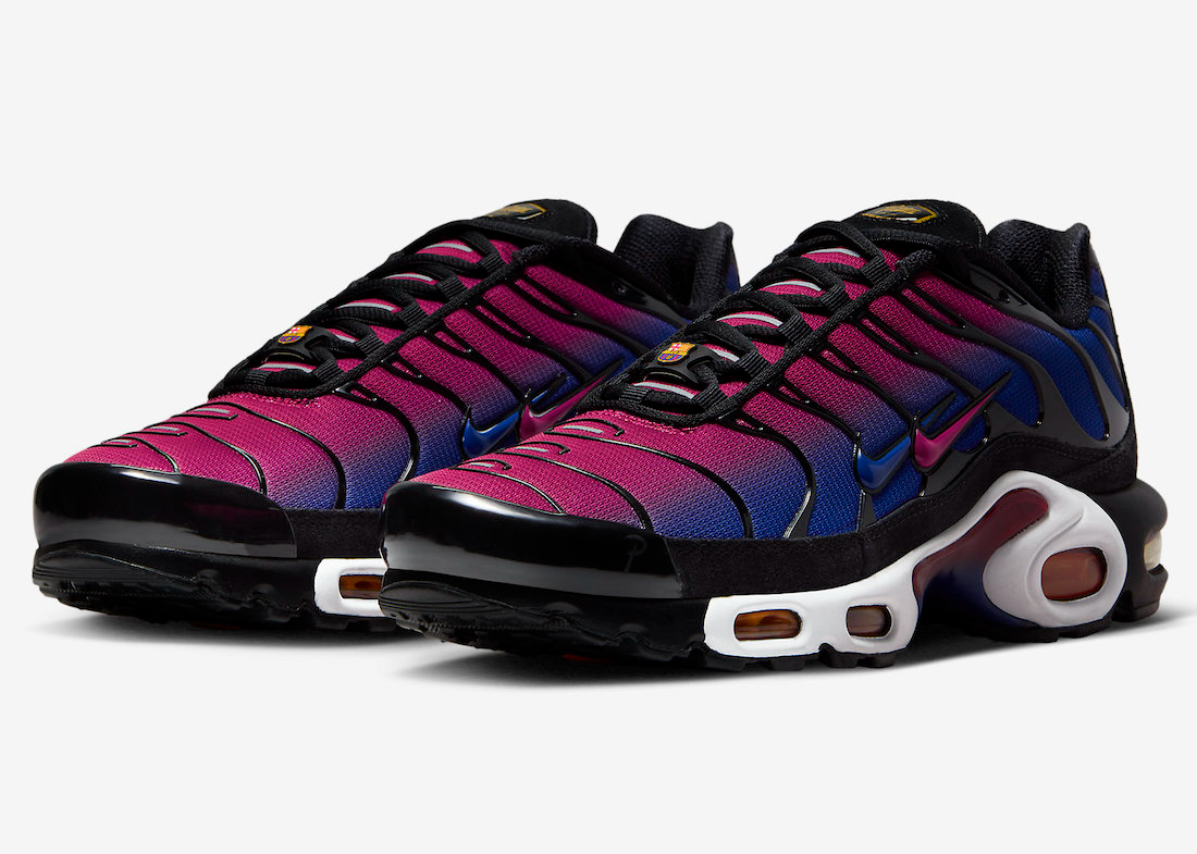 Giày Nike x Patta x FC Barcelona Air Max Plus ‘Culers del Món’ FN8260-001 - Ảnh 4