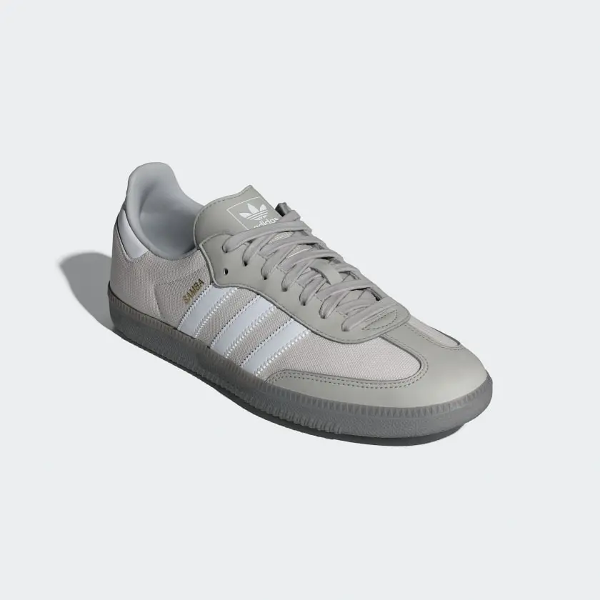 Giày Adidas Samba OG ‘Grey Cloud White Grey’ IE9099 - Ảnh 4