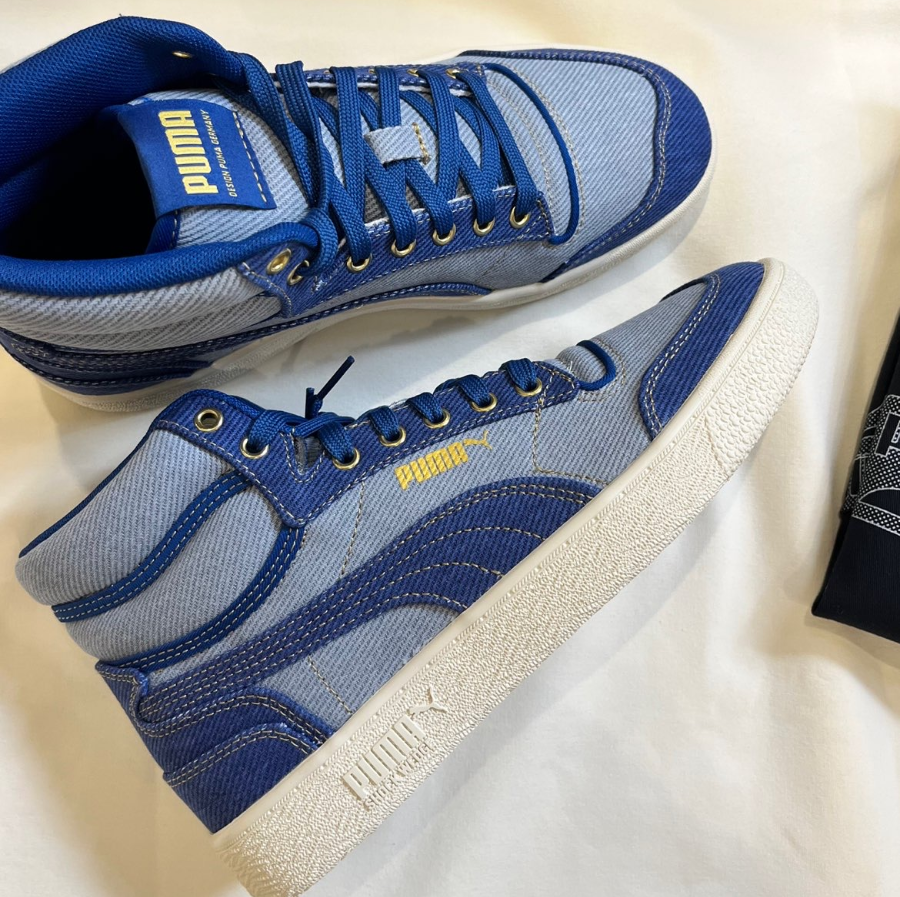 Giày Puma Ralph Sampson Mid Dark Denim 387588-01 - Ảnh 5