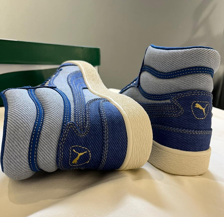 Giày Puma Ralph Sampson Mid Dark Denim 387588-01 - Ảnh 6